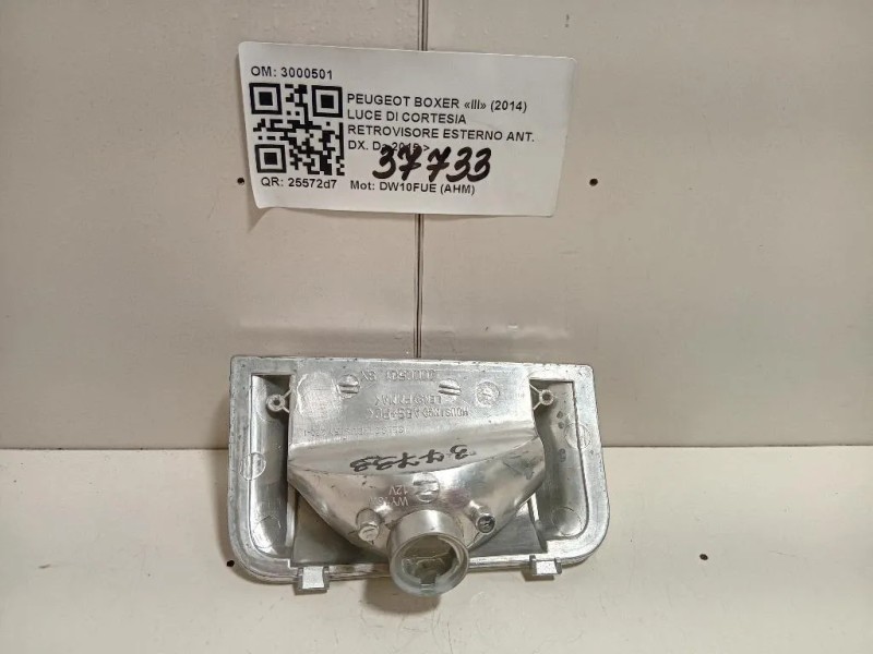LUCE DI Cortesia Retrovisore Esterno ANT SX 3000501 Peugeot Boxer III 2014