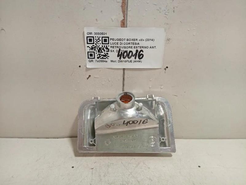 LUCE DI Cortesia Retrovisore Esterno ANT SX 3000501 Peugeot Boxer III 2014