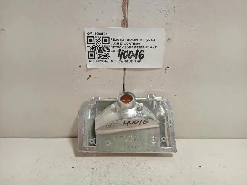 LUCE DI Cortesia Retrovisore Esterno ANT SX 3000501 Peugeot Boxer III 2014
