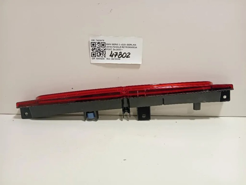 LUCE STOP Supplementare POST 7420478 Bmw Serie 3 G20 Berlina 2018