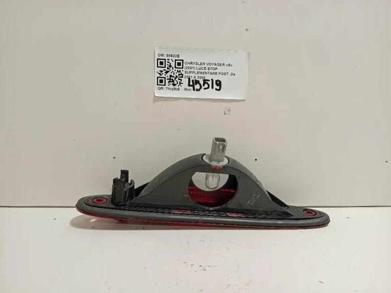 LUCE STOP Supplementare POST 58622E Chrysler Voyager III 2001