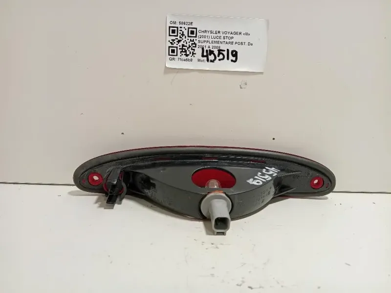 LUCE STOP Supplementare POST 58622E Chrysler Voyager III 2001