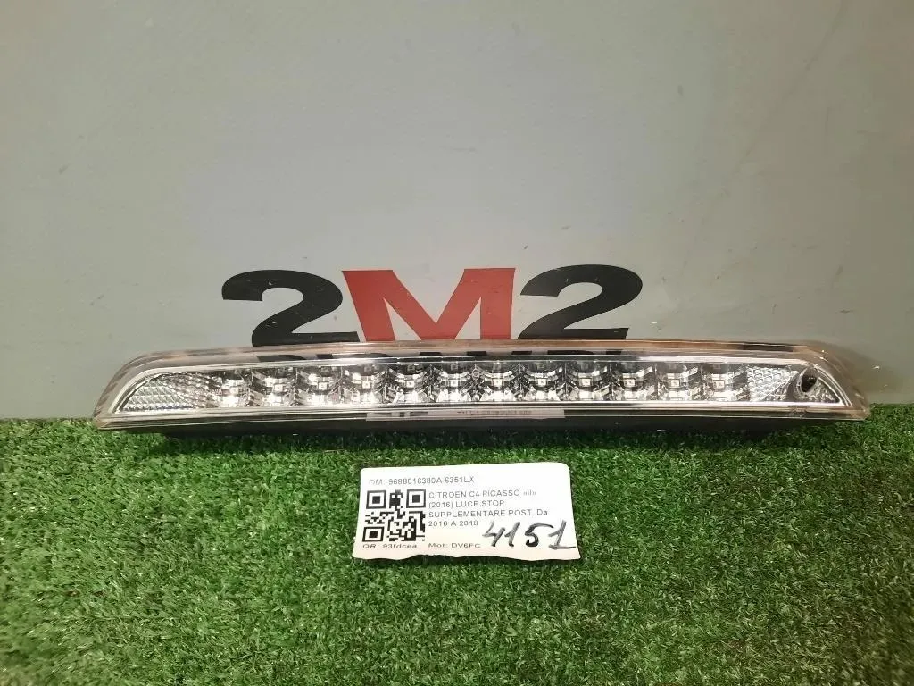 LUCE STOP Supplementare POST 9688016380A 6351LX Citroen C4 Picasso II 2016