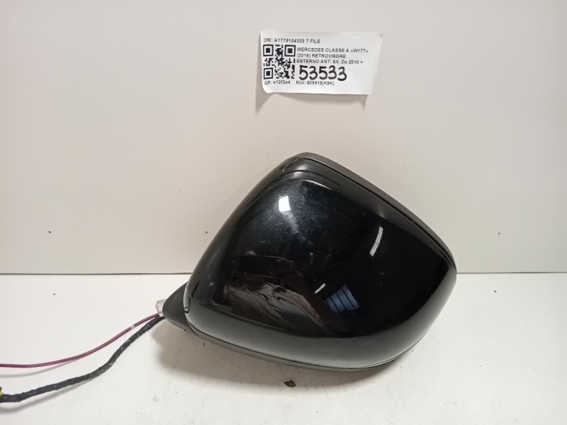 Retrovisore Esterno ANT SX A1778104303 7 FILE Mercedes Classe A W177 2018