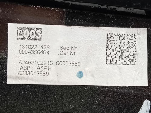 Retrovisore Esterno ANT SX A2468102916 B7 FILI Mercedes Classe B W246 2012