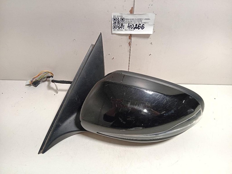 Retrovisore Esterno ANT SX 021279 12 FILE Mercedes Classe C W205 2014