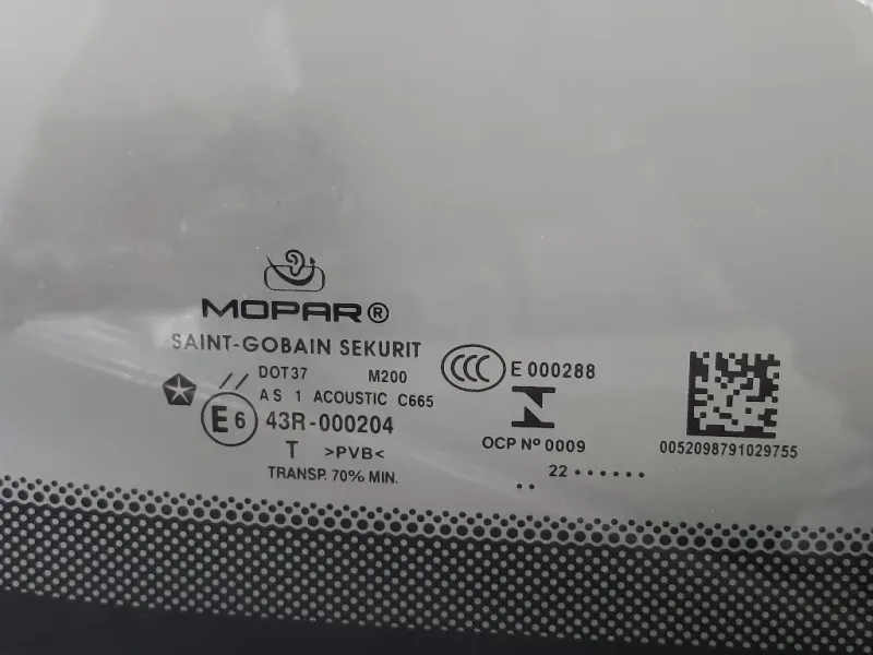 Lunotto 68438873AA -001 Jeep Renegade 2018