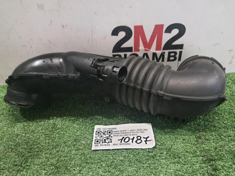 Manicotto Filtro ARIA 13717804846 Bmw Serie 1 E87 Berlina 2005