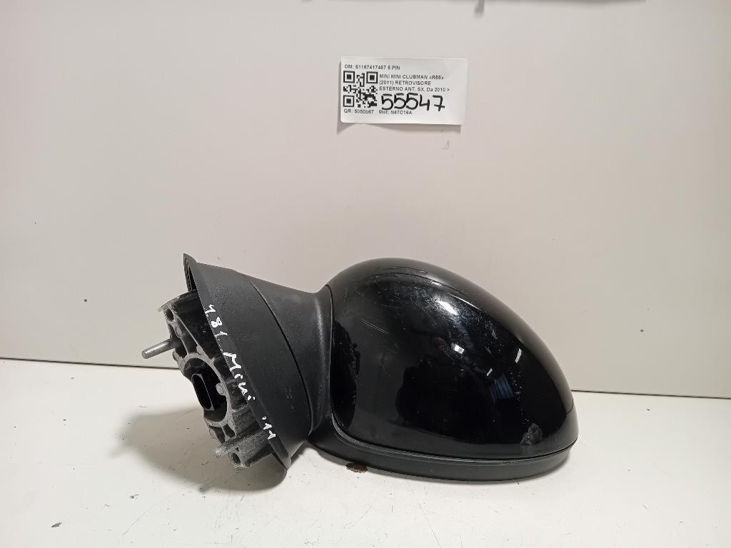 Retrovisore Esterno ANT SX 51167417467 5 PIN Mini MINI Clubman R55 2011