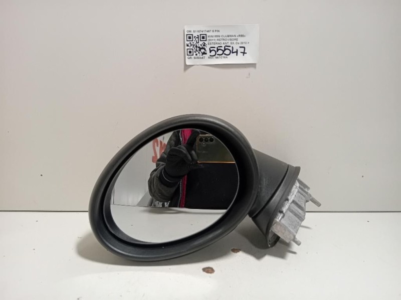 Retrovisore Esterno ANT SX 51167417467 5 PIN Mini MINI Clubman R55 2011