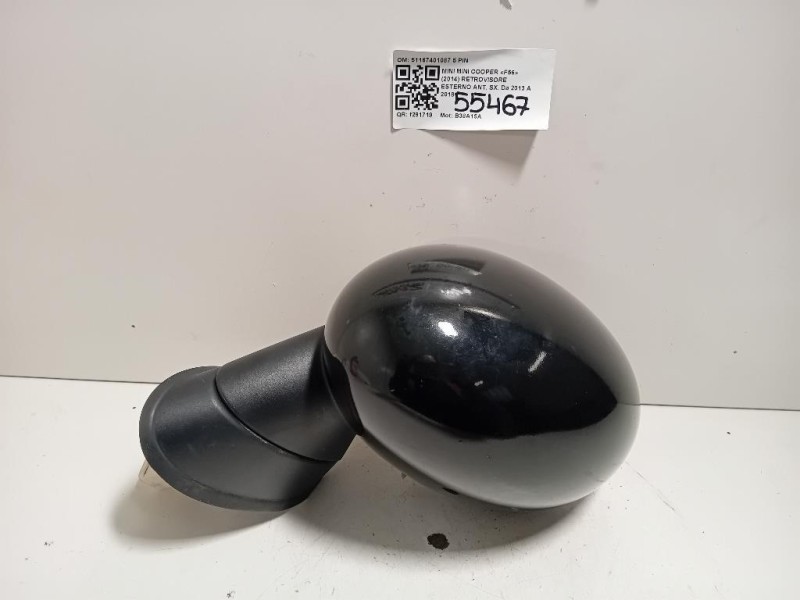 Retrovisore Esterno ANT SX 51167401087 5 PIN Mini MINI Cooper F56 2014
