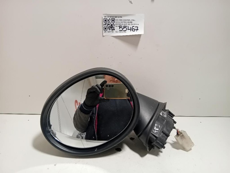 Retrovisore Esterno ANT SX 51167401087 5 PIN Mini MINI Cooper F56 2014