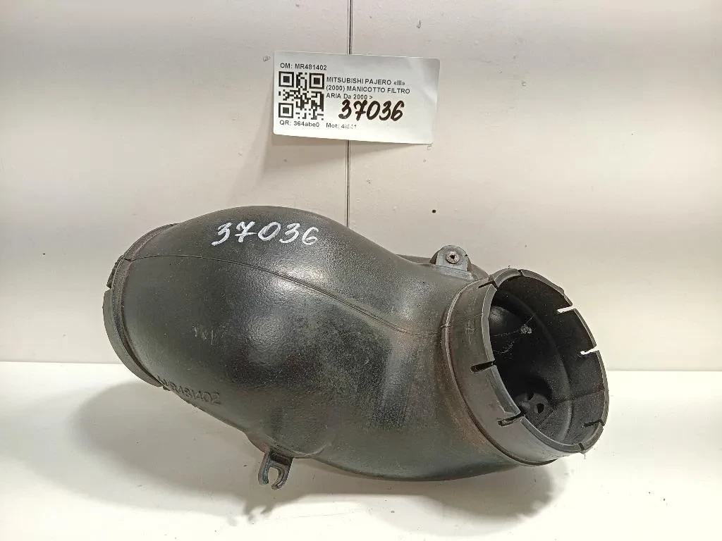 Manicotto Filtro ARIA MR481402 Mitsubishi Pajero III 2000