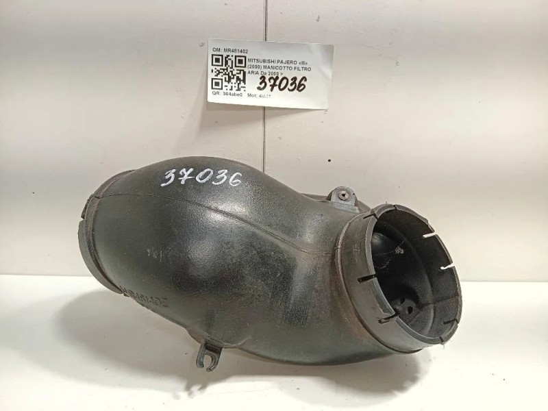 Manicotto Filtro ARIA MR481402 Mitsubishi Pajero III 2000
