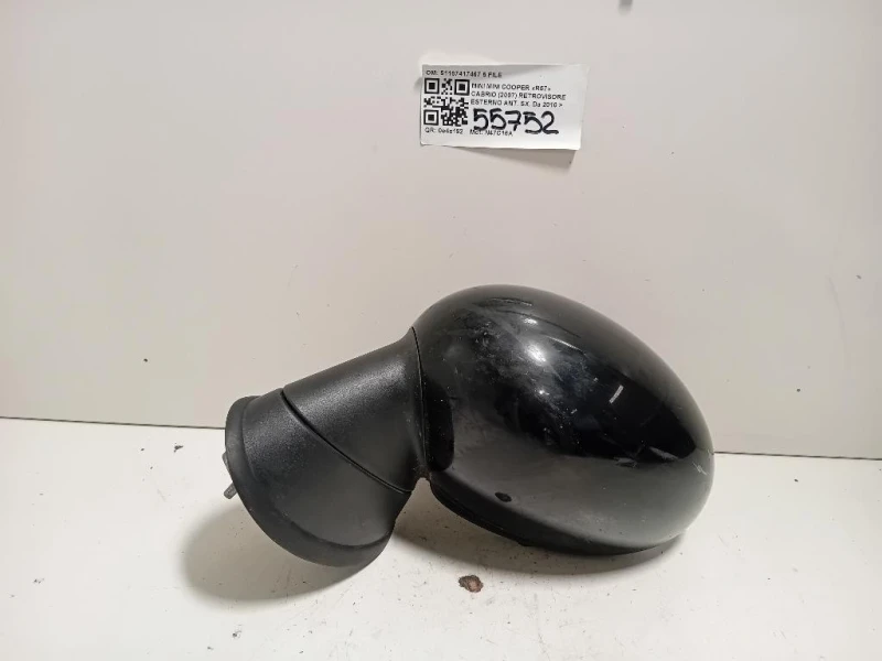 Retrovisore Esterno ANT SX 51167417467 5 FILE Mini MINI Cooper R57 Cabrio 2007
