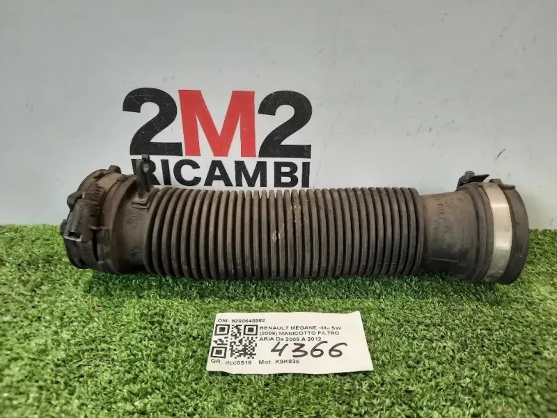 Manicotto Filtro ARIA 8200645982 TURBO FILTRO ARIA Renault Mégane III SW 2009