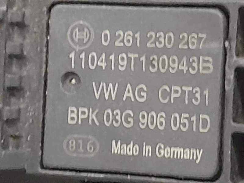 Manicotto Filtro ARIA 03G906051D Volkswagen GOLF VI 2009