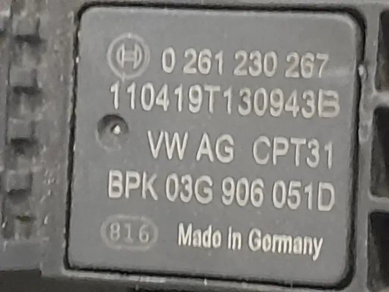 Manicotto Filtro ARIA 03G906051D Volkswagen GOLF VI 2009