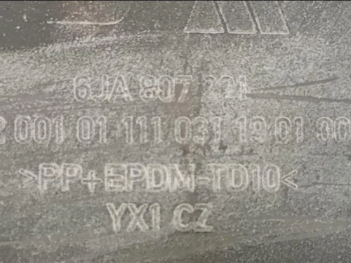 Paraurti ANT 6JA 807 221 Seat Toledo KG3 2013