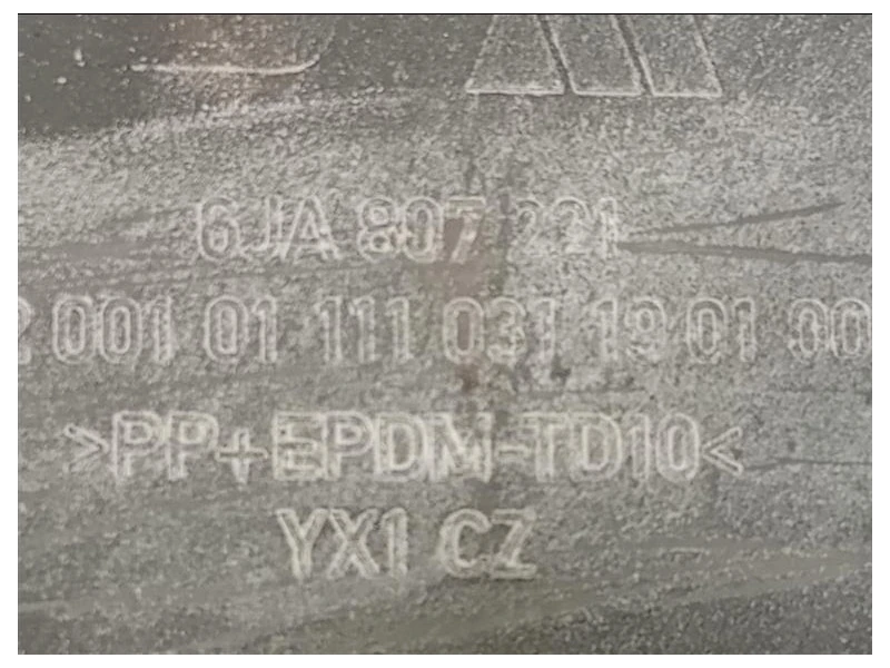 Paraurti ANT 6JA 807 221 Seat Toledo KG3 2013