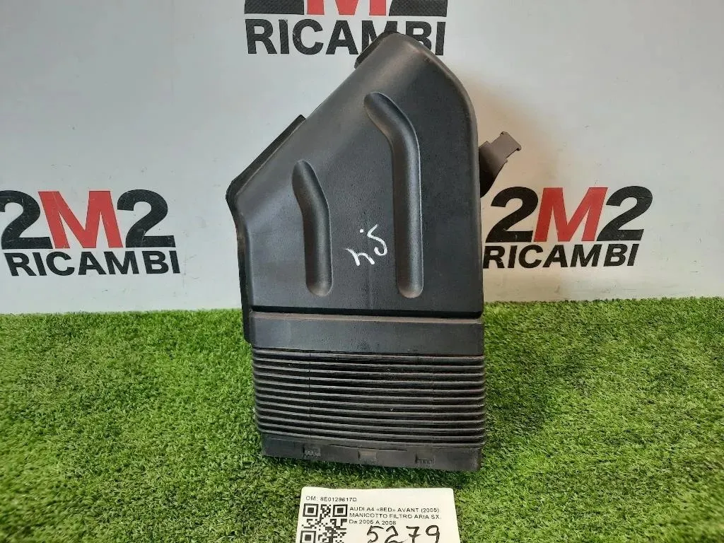 Manicotto Filtro ARIA SX 8E0129617D Audi A4 8ED Avant 2005