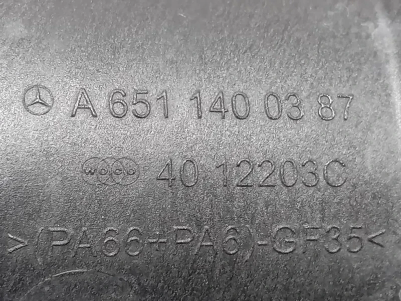 Manicotto Intercooler INF 6510901737 Mercedes Classe B W246 2012