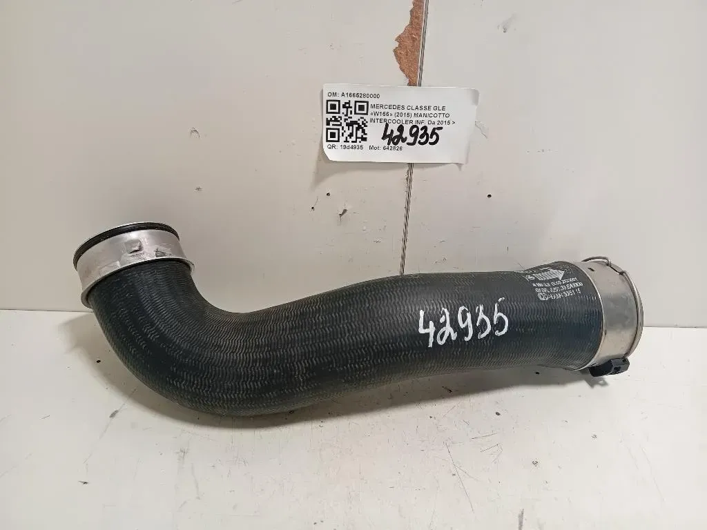 Manicotto Intercooler INF A1665280000 Mercedes Classe GLE W166 2015