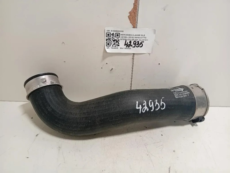 Manicotto Intercooler INF A1665280000 Mercedes Classe GLE W166 2015