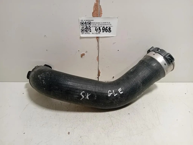 Manicotto Intercooler INF A1665280082 Mercedes Classe GLE W166 2015