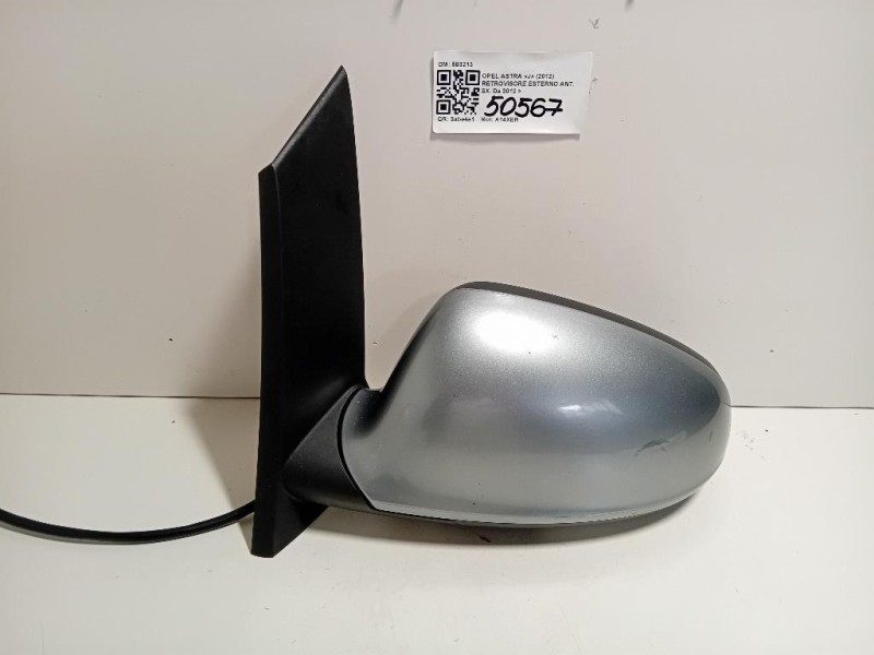 Retrovisore Esterno ANT SX 13308359 5 PIN Opel Astra J 2012