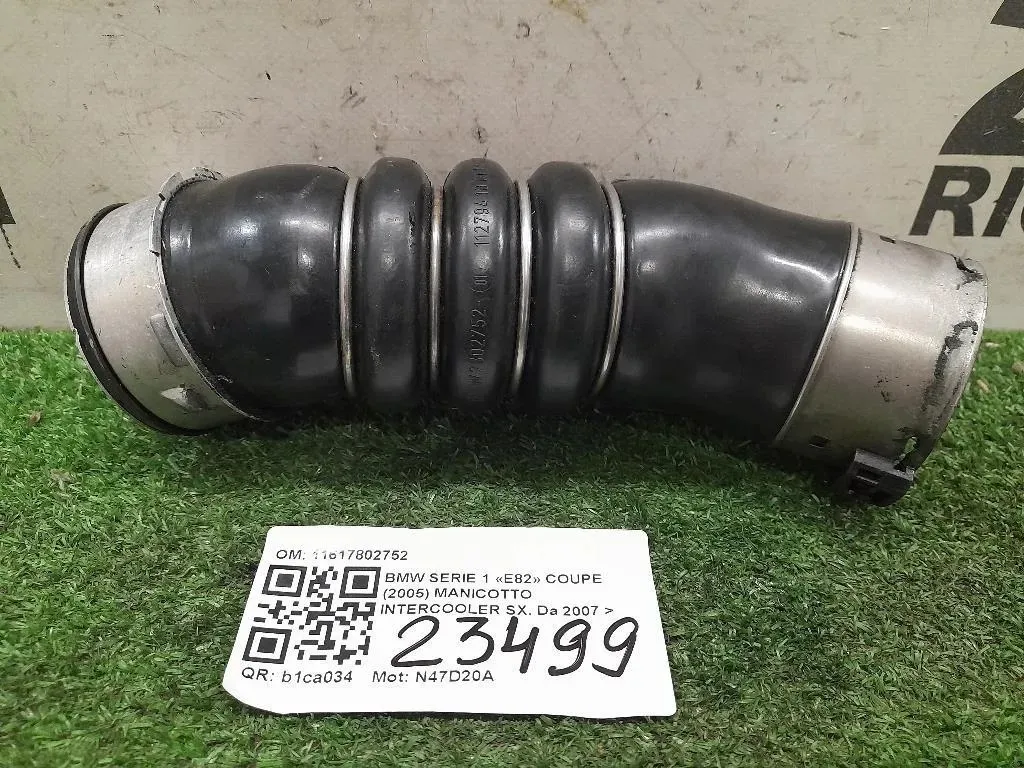 Manicotto Intercooler SX 11617802752 Bmw Serie 1 E82 Coupe 2005