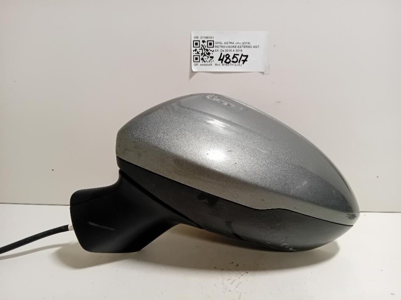 Retrovisore Esterno ANT SX 21165101 5 PIN Opel Astra K 2016