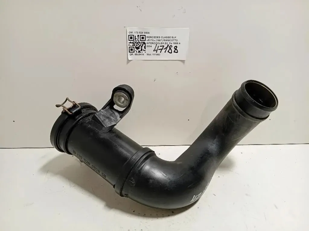 Manicotto Intercooler SX 170 528 0508 Mercedes Classe SLK R170 1997