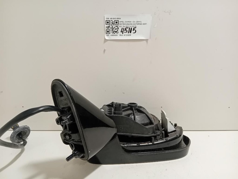 Retrovisore Esterno ANT SX 46-843-5664 Opel Corsa D 2011