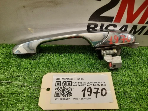 Maniglia Porta EST ANT DX 735715011 Fiat 500 II 2015