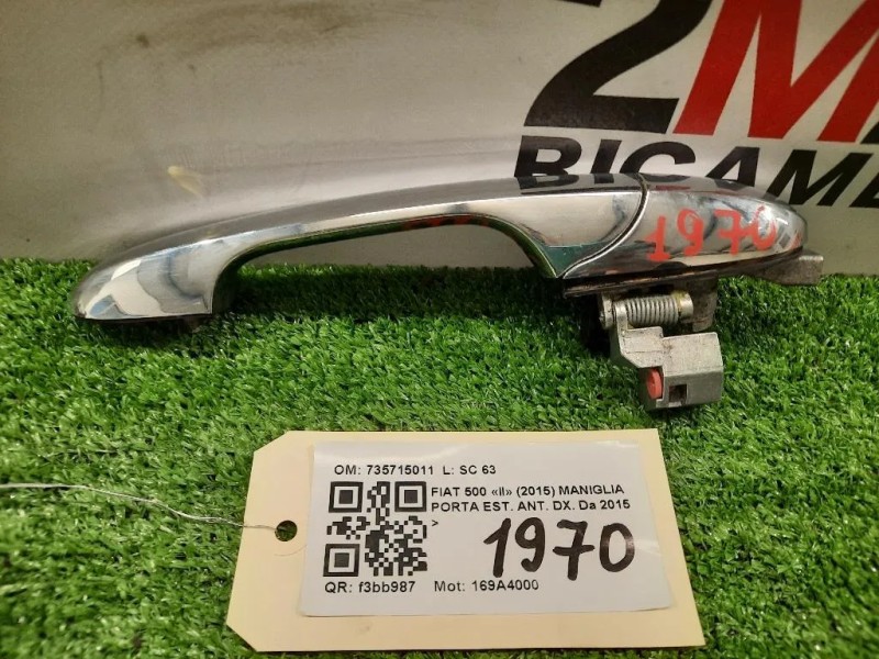 Maniglia Porta EST ANT DX 735715011 Fiat 500 II 2015