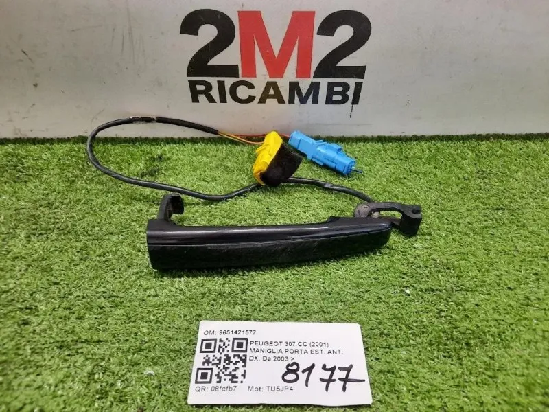 Maniglia Porta EST ANT DX 9651421577 Peugeot 307 CC 2001