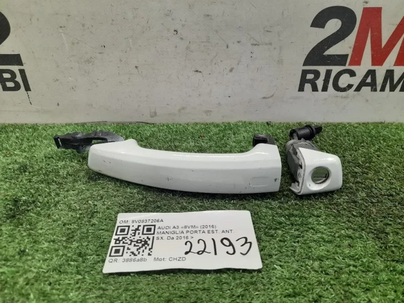 Maniglia Porta EST ANT SX 8V0837206A Audi A3 8VM 2016