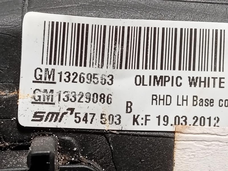 Retrovisore Esterno ANT SX 13269563 9 PIN Opel Insignia A 2013