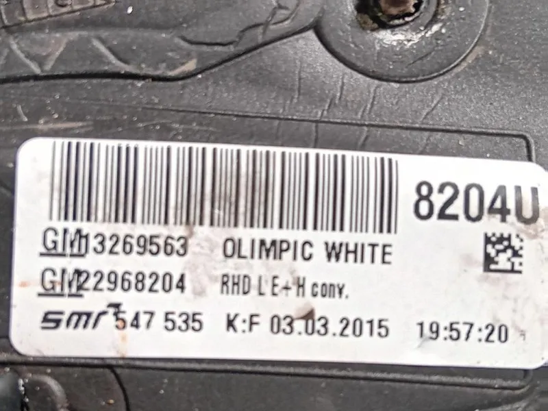 Retrovisore Esterno ANT SX 13269563 Opel Insignia A 2013