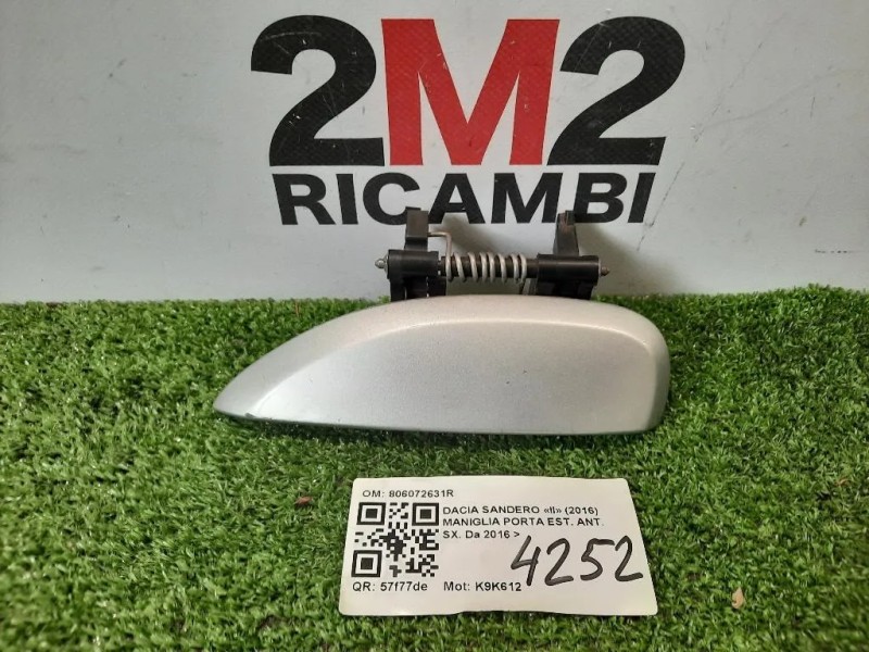 Maniglia Porta EST ANT SX 806072631R Dacia Sandero II 2016