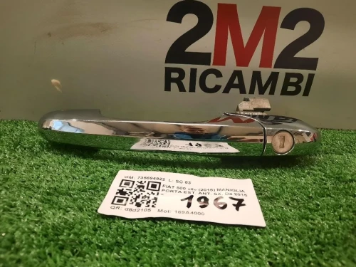 Maniglia Porta EST ANT SX 735694922 Fiat 500 II 2015