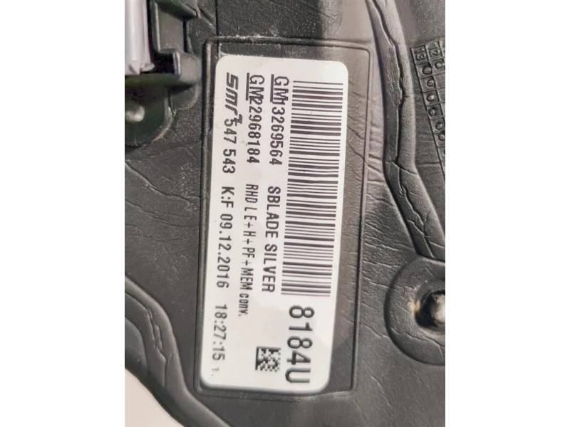 Retrovisore Esterno ANT SX 13269564 13 FILE Opel Insignia B Grand Sport 2017