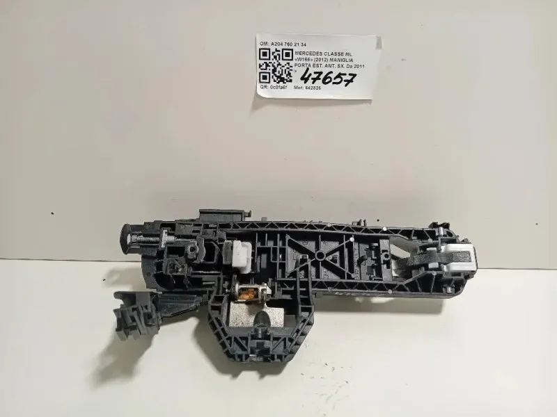 Maniglia Porta EST ANT SX A204 760 21 34 Mercedes Classe ML W166 2012