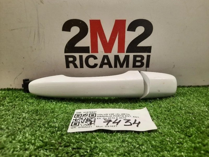 Maniglia Porta EST ANT SX 31276437 Volvo V40 II 2012