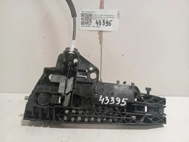 Maniglia Porta EST POST DX 8T0 837 167 A Audi A1 8XF Sportback 2015