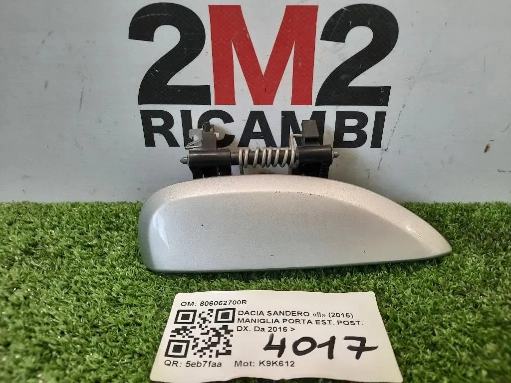 Maniglia Porta EST POST DX 806062700R Dacia Sandero II 2016