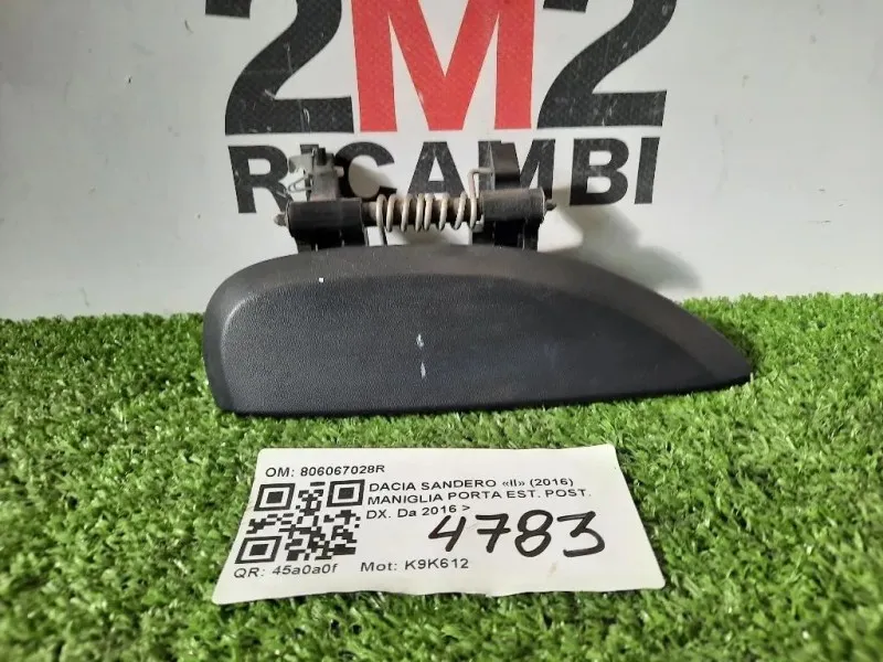 Maniglia Porta EST POST DX 806067028R Dacia Sandero II 2016