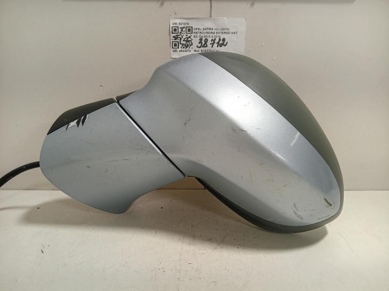 Retrovisore Esterno ANT SX 021219 5 FILE Opel Zafira C 2012