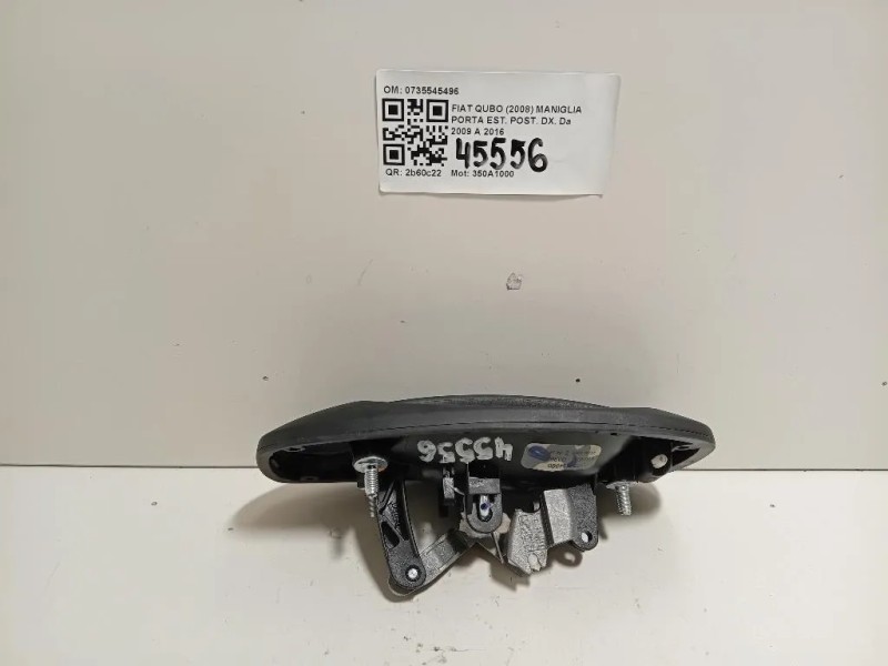 Maniglia Porta EST POST DX 0735545496 Fiat QUBO 2008